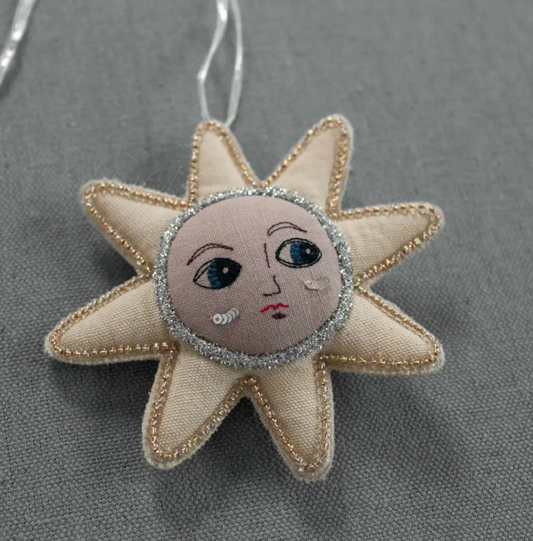 Starry Face Organic Lavender Ornament