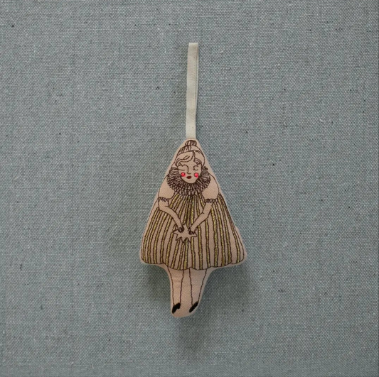 Wishing Star Girl Organic Lavender Ornament