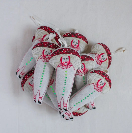 Mushroom Organic Lavender Ornament