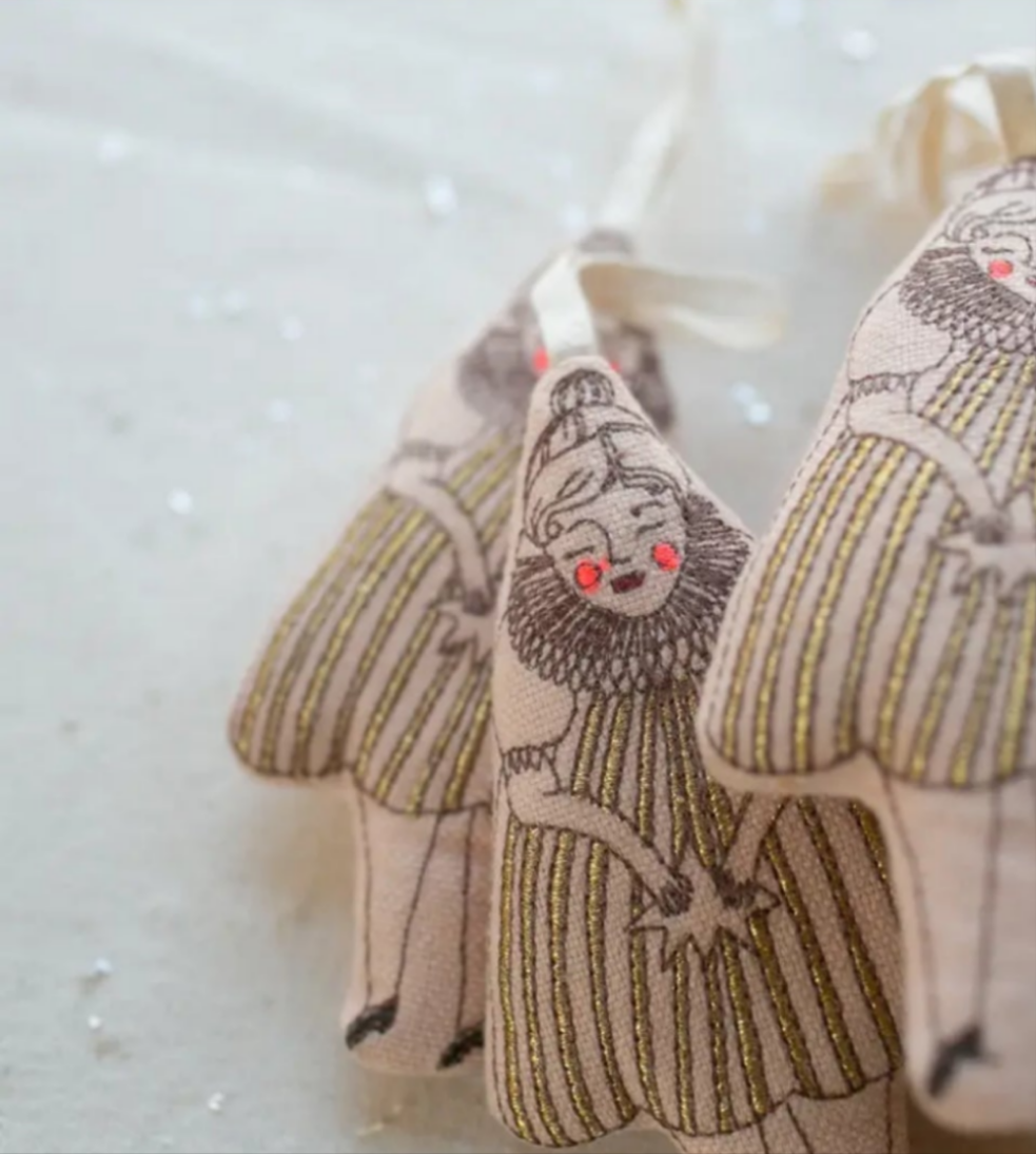 Wishing Star Girl Organic Lavender Ornament