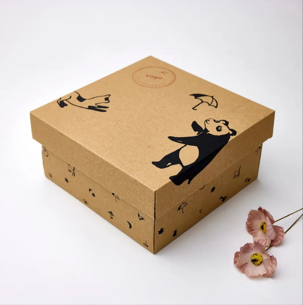 100% Organic Cotton Powder Blue Baby Gift Box