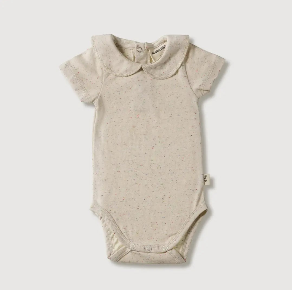 Organic Cotton Collar Onesie