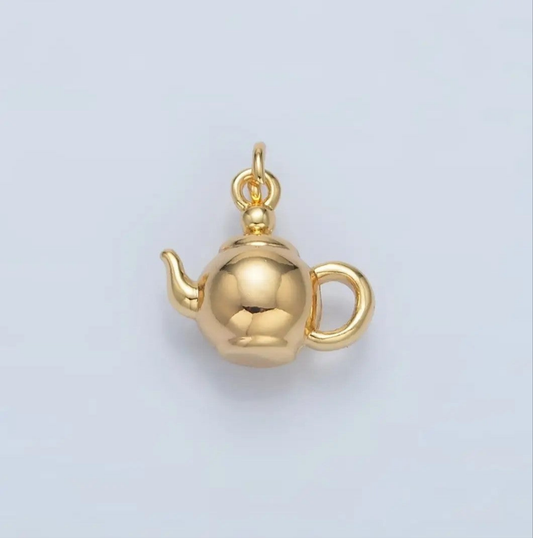 Tiny Teapot Charm Pendant