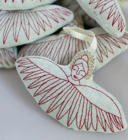Cupid's Bow Organic Lavender Ornament