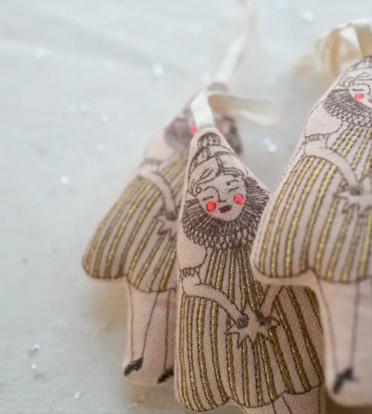 Wishing Star Girl Organic Lavender Ornament