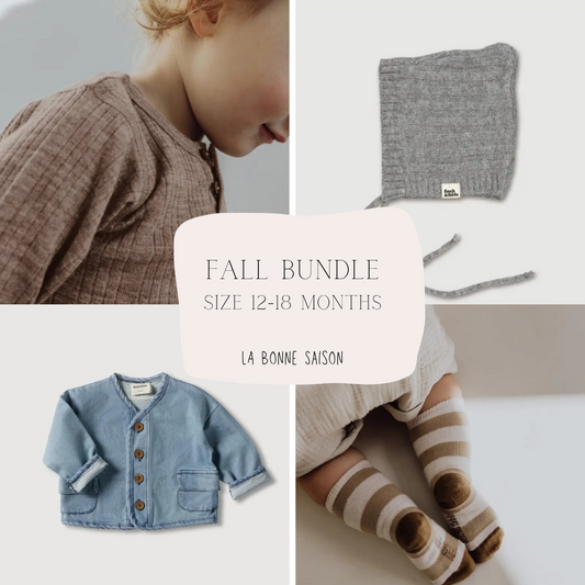 Organic Fall Clothing Bundle Size 12-18 Months